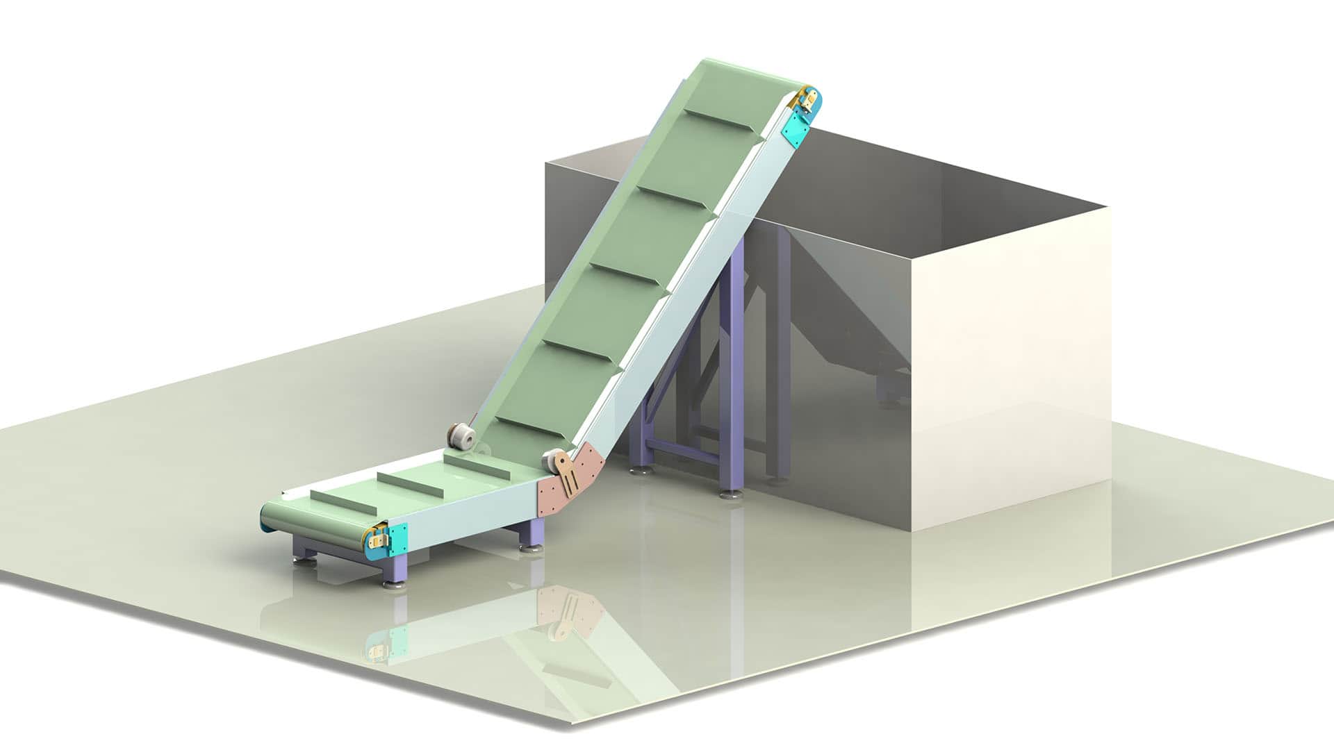 Belt-angle-conveyor