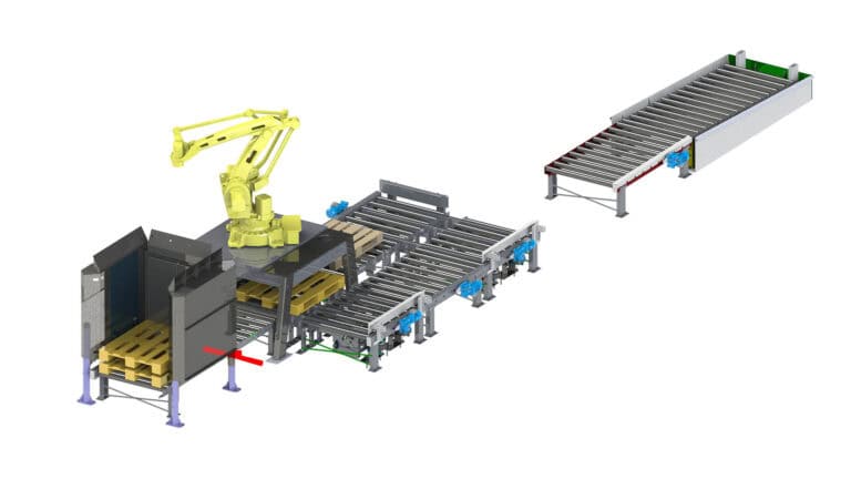 Roller-conveyors-and-pallet-magazine-ZS 216